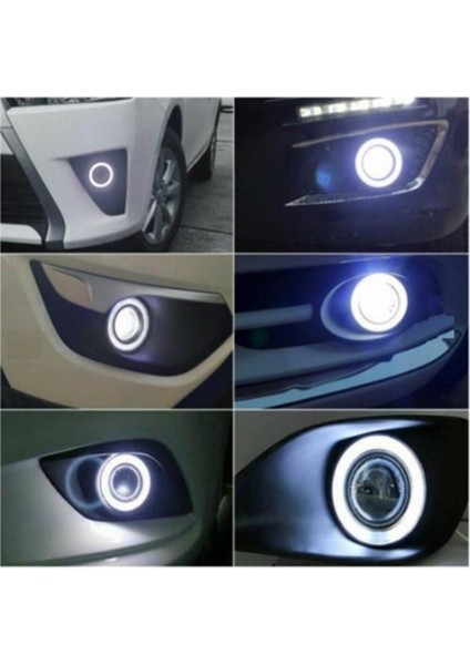 Honda Araçlar Için Uyumlu Universal Mercekli LED Angel Sis Farı 89 mm indirimleri