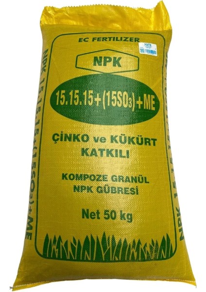 15-15-15+(15SO3)+ME Kompoze Gübre 50 kg modelleri