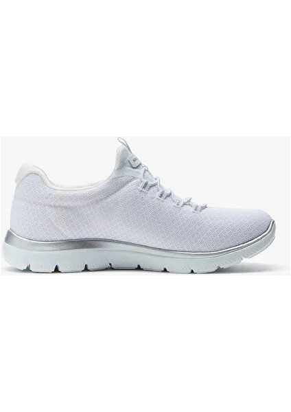 Wsl Skechers Summits Kadın Spor Ayakkabı 12980TK Beyaz/gümüş