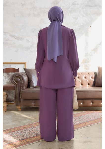 Linda Ceket Pantolon Takım - Leylak indirimleri