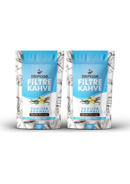 Vanilya Aromalı Filtre Kahve 500G