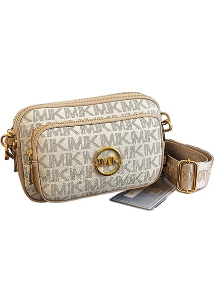 High-End Kadın Çantası Crossbody Çanta 2022 Yeni Retro Moda Baskılı Kadın Göğüs Çantası Çok Yönlü Geniş Omuz Çantası (Yurt Dışından)