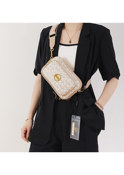 High-End Kadın Çantası Crossbody Çanta 2022 Yeni Retro Moda Baskılı Kadın Göğüs Çantası Çok Yönlü Geniş Omuz Çantası (Yurt Dışından) fırsatları