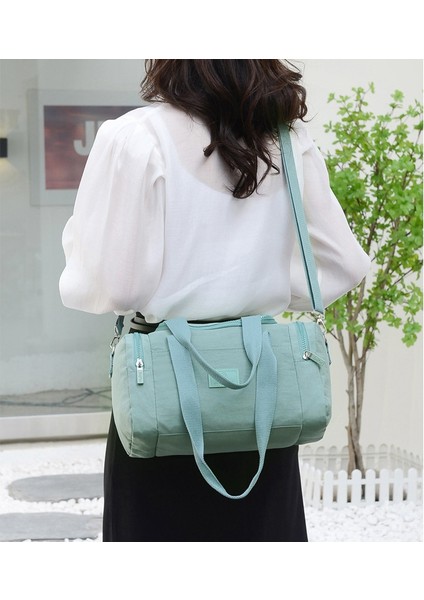 Kadın Büyük Kapasiteli Su Geçirmez Seyahat Çantası Büyük Kapasiteli Omuz Crossbody Çanta (Yurt Dışından)