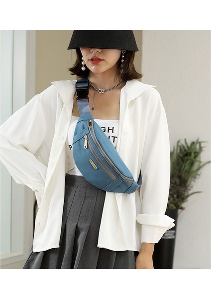 Kadınlar Için Çok Yönlü Bel Çantası Oxford Kumaş Omuz Çantası Çok Katmanlı Bozuk Para Cep Telefonu Crossbody Çanta (Yurt Dışından) fiyatları