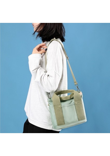 Kanvas Çanta Kadın Gündelik Büyük Kapasiteli Omuz Çapraz Askılı Çanta (Yurt Dışından) modelleri