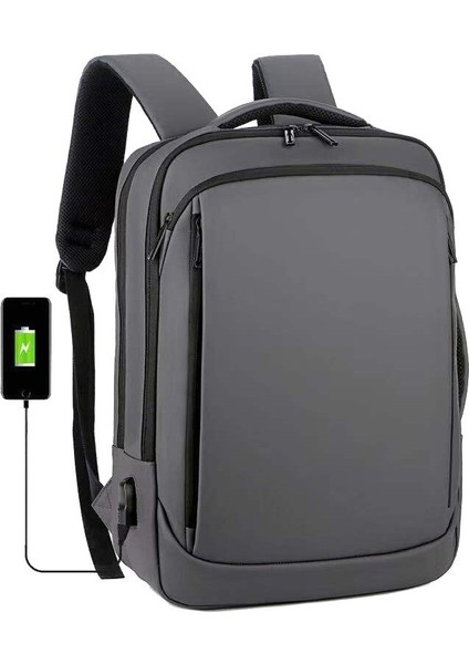 15.6 Inç Su Geçirmez Dizüstü Iş Bilgisayarı Sırt Çantası USB (Yurt Dışından)