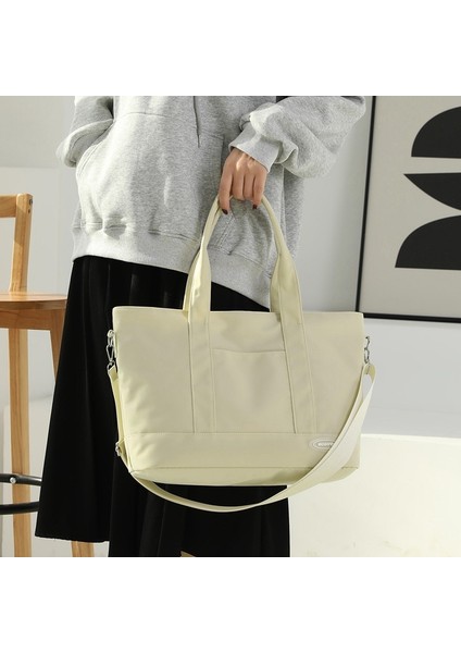 Büyük Kapasiteli Bez Çantalara Sahip Kadınlar Için 3 Parça Moda Omuz Çantası (Yurt Dışından) fırsatları