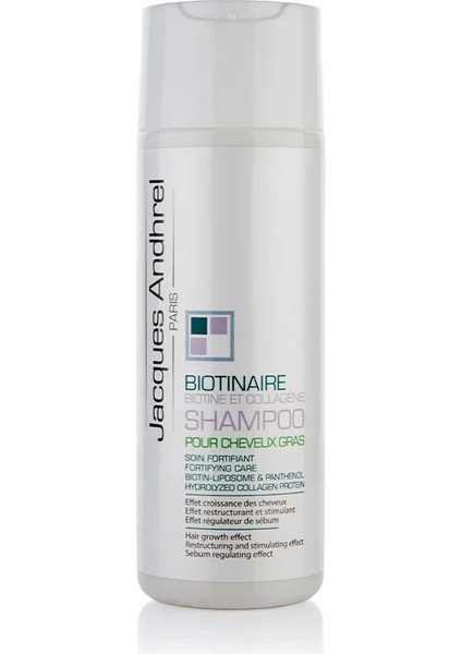 Paris Biyotinkolajen içeren saç yağlı saçlar Shampoo 200ML