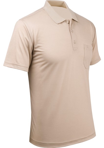 Erkek Büyük Beden Polo Yaka Düğmeli Cepli T-Shirt Klasik Kalıp fiyatları