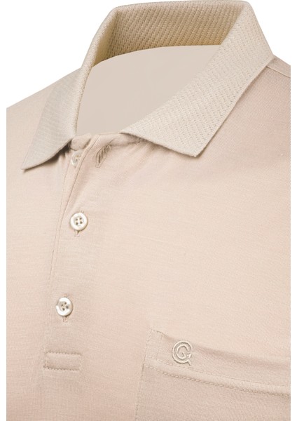 Erkek Büyük Beden Polo Yaka Düğmeli Cepli T-Shirt Klasik Kalıp modelleri