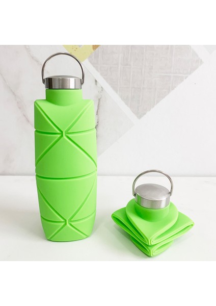 Katlanabilir Bardak Geri Çekilebilir Bardak Sıkıştırma Spor Seyahat Taşınabilir Su Şişesi (Yurt Dışından)