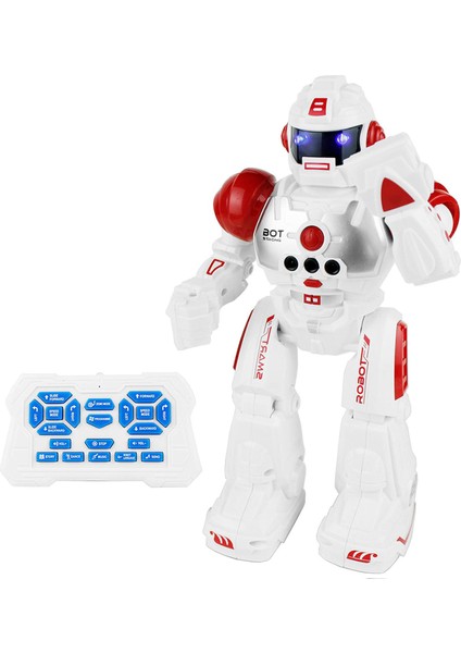 Çocuklar Için Uzaktan Kumandalı Robot - Rc Kızılötesi Denetleyicili Hareket Kontrollü Akıllı Programlanabilir Oyuncak (Yurt Dışından)