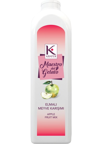 Maestro Del Gelato Elma Meyveli Karışım Püre Mix 1 Lt