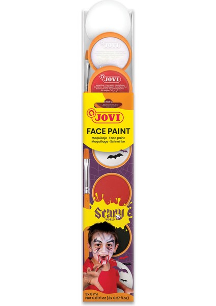 Jovı 174SC Krem Yüz Boyası Korku Dünyası 8ml x 3 Renk