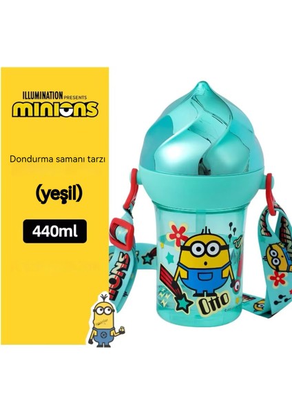 Tritan Çocuk Plastik Su Bardağı, Ilkokul Öğrencisi Kalınlaştırılmış Düşmeyi Önleyici Büyük Kapasiteli Pipet Su Bardağı (Yurt Dışından)