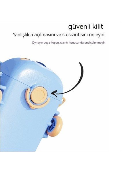 Trıtan Araba Otobüs Çizgi Film Çocuk Saman Su Bardağı/yüksek Değerli Öğrenci Su Bardağı, DL065 (Yurt Dışından)
