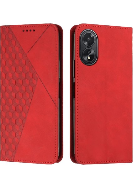 Uyumlu Oppo A38/A18 Cüzdan Kılıf Tam Koruma Darbeye Kapak Çevirin (Yurt Dışından)
