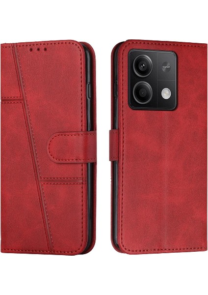 Uyumlu Xiaomi Redmi Not 13 Cüzdan Kılıf (Yurt Dışından)