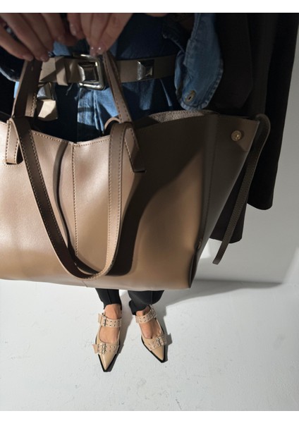 Pinte Sütlü Kahve Büyük Boy Cep Çanta Detaylı fiyatları