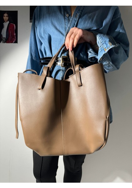 Pinte Sütlü Kahve Büyük Boy Cep Çanta Detaylı fırsatları