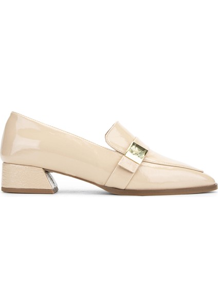 Kadın Deri Comfort Bej Rugan Ayakkabı 611 27031-03 Bn Ayk Y24