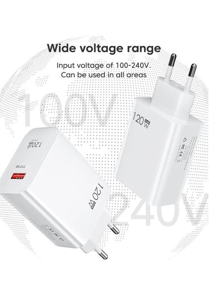 Hızlı Şarj Usb-C 120W Şarj Cihazı fırsatları