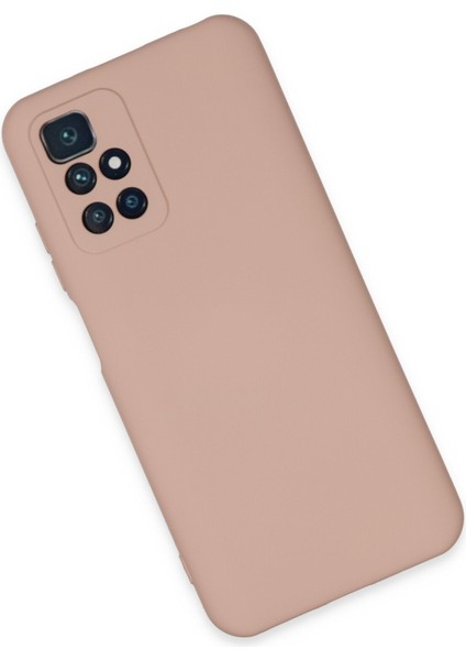 Xiaomi Redmi 10 Kılıf Nano Içi Kadife Silikon - Pudra 24051
