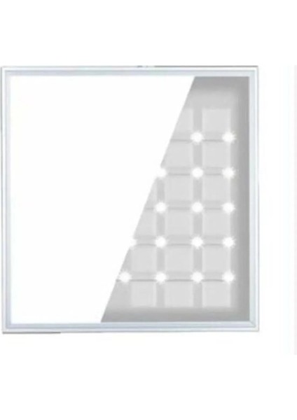 6 Adet Kendal 40W 60X60 Sıva Altı Backlight LED Panel Armatür 6500K Beyaz Işık GDL418 modelleri