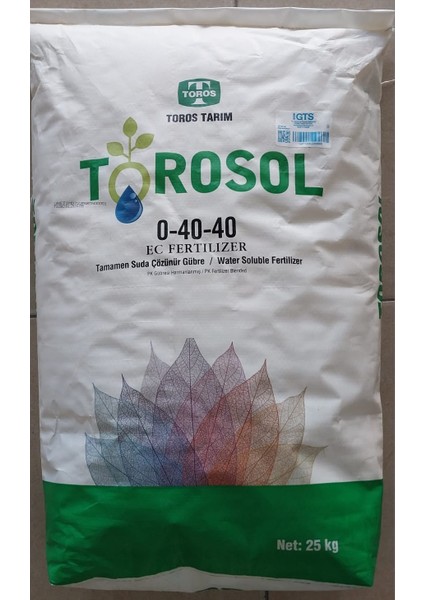 Zambak Tarım 0-40-40  Npk Torosol Gübre