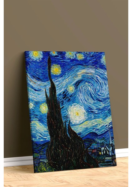 Van Gogh Starry Night Yıldızlı Geceler Kanvas Tablo 0866 fiyatları