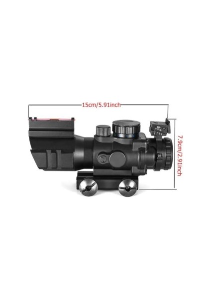 4X32 Arpcıklı 3 Renk Işıklı Taktikal Dürbün
