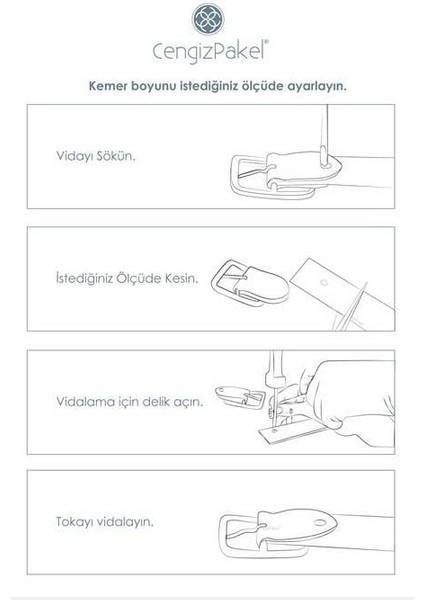 Deri Erkek Kemer Siyah 4,5 cm fırsatları