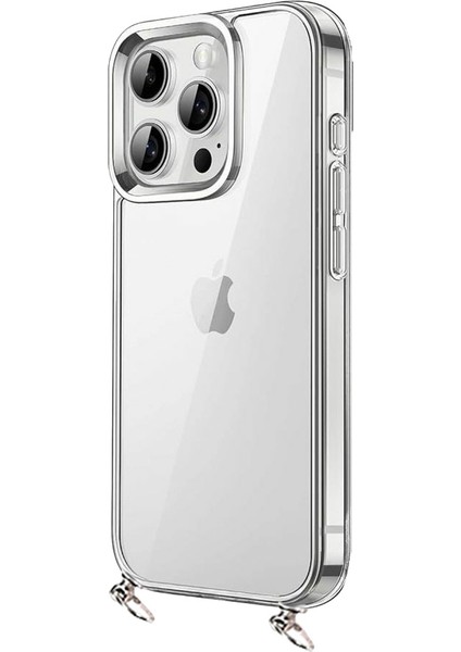 iPhone 14 Pro Uyumlu Şeffaf Askılı Telefon Kılıf