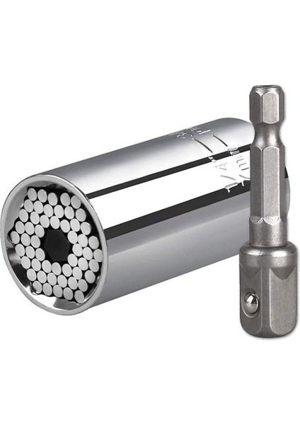 Tang Alışveriş 7-19MM Evrensel Anahtar Tork Başlığı Seti Sihirli Kavrama Aracı Çok Fonksiyonlu Set (Yurt Dışından)