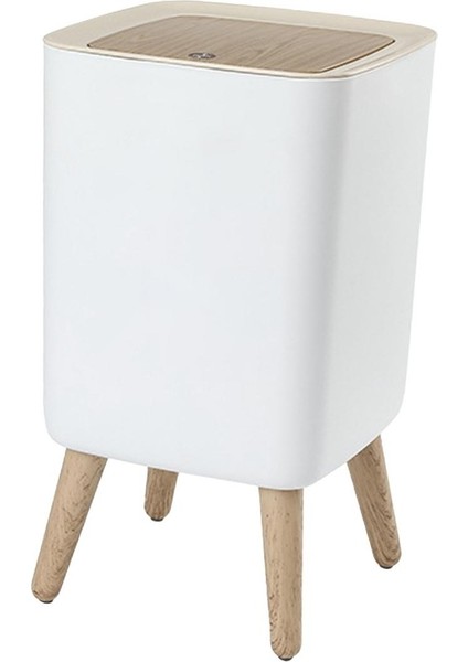 Qin Yatak Odası Banyo Meydanı Için Pres Kapaklı Yüksek Ayaklı Çöp Kovası Çöp Kovası Kutusu Modern (Yurt Dışından) modelleri