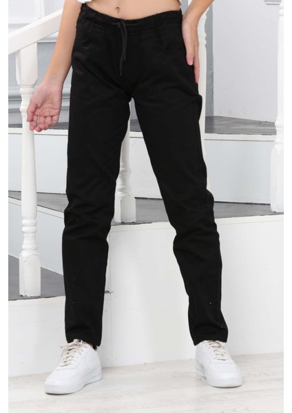 Spor Kesim Beli Lastikli Dar Paça Çocuk Okul PANTOLONU-PNT-0034 modelleri