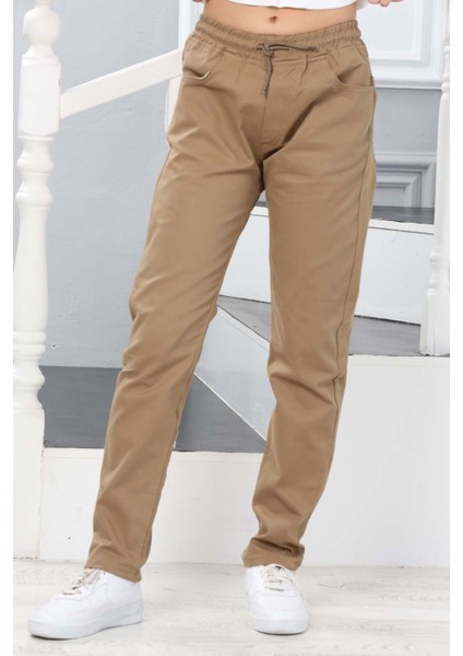 Spor Kesim Beli Lastikli Dar Paça Çocuk Okul PANTOLONU-PNT-0034