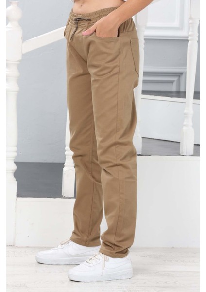 Spor Kesim Beli Lastikli Dar Paça Çocuk Okul PANTOLONU-PNT-0034