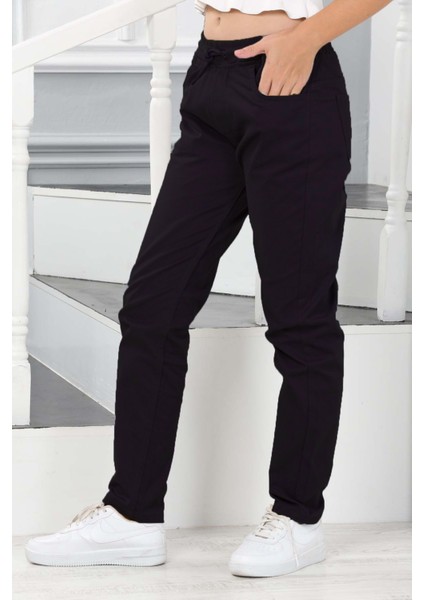 Spor Kesim Beli Lastikli Dar Paça Çocuk Okul PANTOLONU-PNT-0034