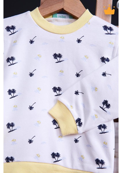 Babyhola 1-6 Yaş Unisex Kız Erkek Çocuk Pijama Takımı Ev Giyim Eşofman Takımı