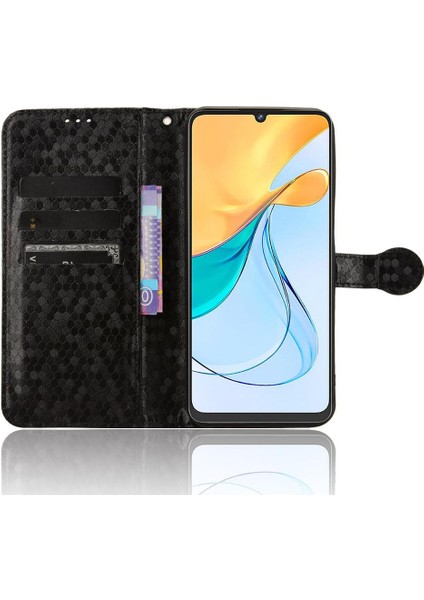 Zte Blade V50 Akıllı Manyetik Toka Geometrik Desen Deri Telefon Kılıfı (Yurt Dışından) fırsatları