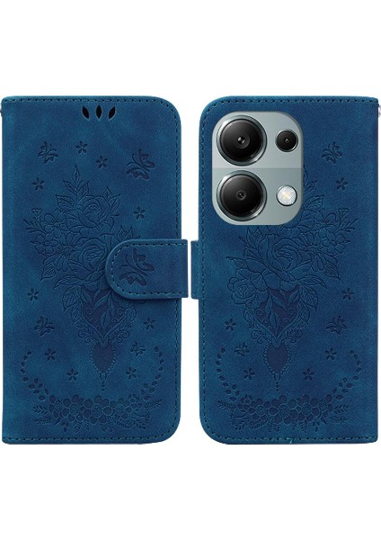 Xiaomi Redmi Not 13 Pro 4g Kabartma Gül Çiçekler Telefon Kılıfı (Yurt Dışından)