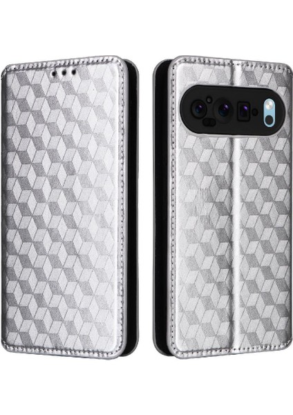 Google Piksel 9 Pu Deri Manyetik 3D Telefon Kılıfı (Yurt Dışından)