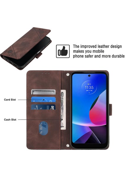 Motorola Moto G Oynamak 4g 2024 Manyetik Deri Telefon Kılıfı (Yurt Dışından) fırsatları