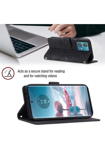 Motorola Moto Kenar 40 Neo Manyetik Deri Telefon Kılıfı (Yurt Dışından) indirimleri