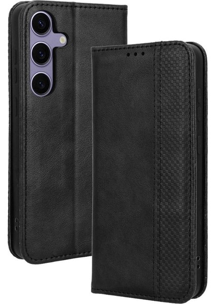 Samsung Galaxy S24 5g Pu Deri Manyetik Telefon Kılıfı (Yurt Dışından)