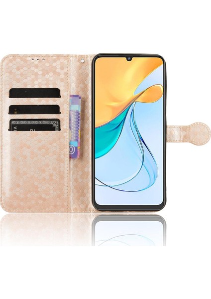 Zte Blade V50 Akıllı Manyetik Toka Geometrik Desen Deri Telefon Kılıfı (Yurt Dışından) indirimleri