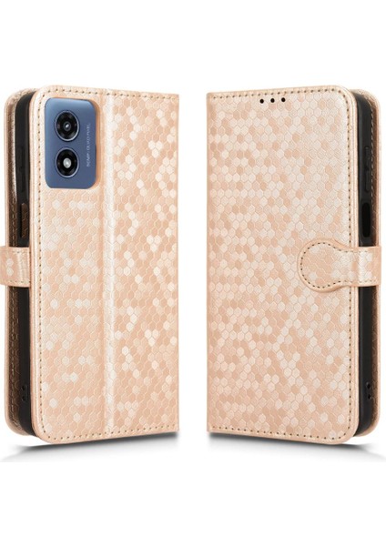 Motorola Moto G Oynamak 4g 2024 Manyetik Toka Geometrik Desen Telefon Kılıfı (Yurt Dışından)
