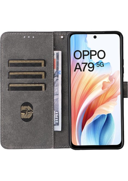 Oppo A79 5g Pu Deri Manyetik Telefon Kılıfı (Yurt Dışından)